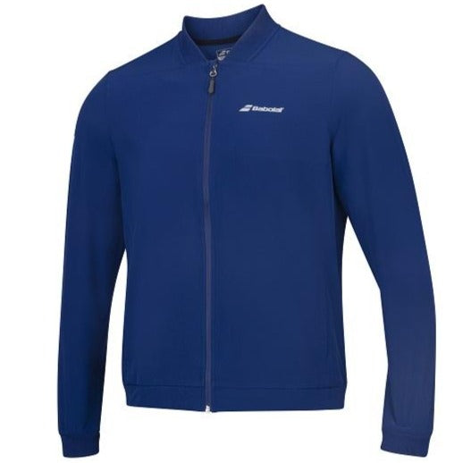 Babolat Men's Play Jacket - Lightweight Tennis Windbreaker with Moisture Wicking - Dark Blue - Perfect for Outdoor Sports & Casual Wear