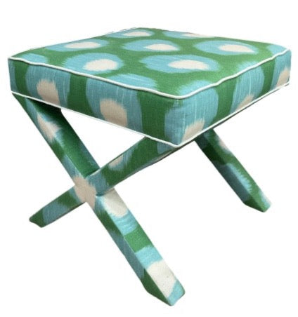 Peter Dunham X Bench - Stylish and Comfortable Indoor/Outdoor Bench for Living Room, Patio or Garden Decor | Perfect for Home, Office and Commercial Spaces
