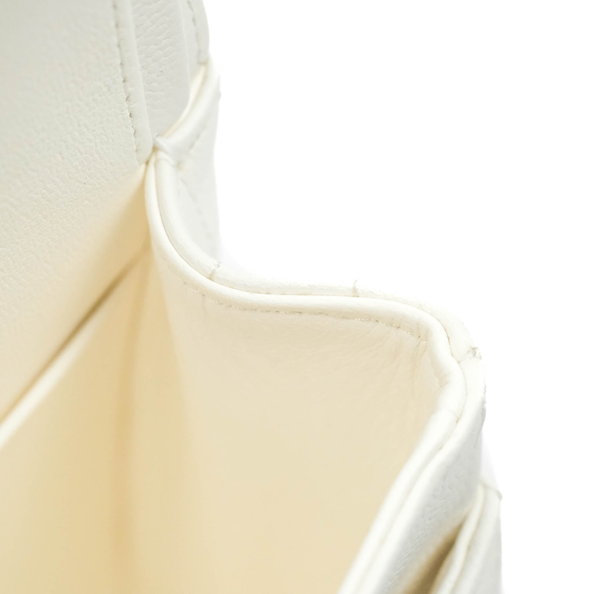 Chanel Chevron Medium/Large Double Flap Bag in White Caviar Leather with Gold Hardware - Perfect for Luxury Everyday Use & Special Occasions