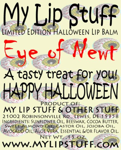 My Lip Stuff - Eye of Newt Grape Flavor Halloween Lip Balm | Limited Edition Moisturizing Lip Care | Perfect for Costume Parties & Trick-or-Treating