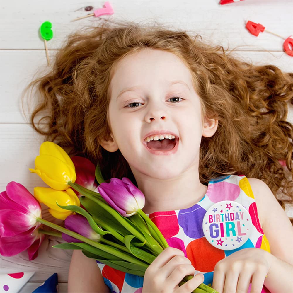 Birthday Button Pin - Fun Party Lapel Pin & Corsage Badge for Birthday Celebrations, Costume Accessories - Perfect for Birthday Parties, Office Celebrations & Special Events