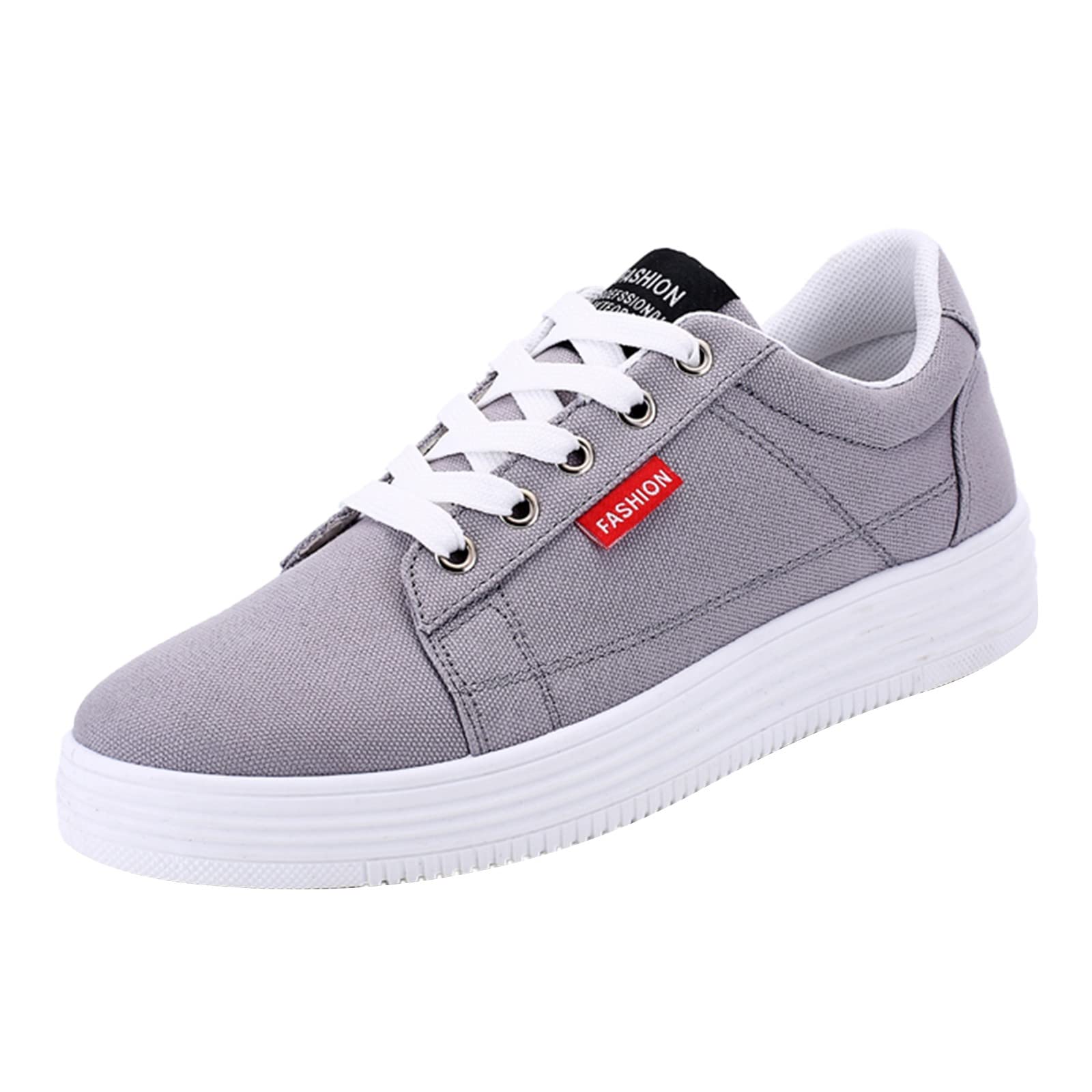 DUHGBNE Men's High Sole Canvas Sneakers - Breathable Casual Sports Shoes for Walking, Running & Winter Wear | Lightweight & Comfortable for Daily Use