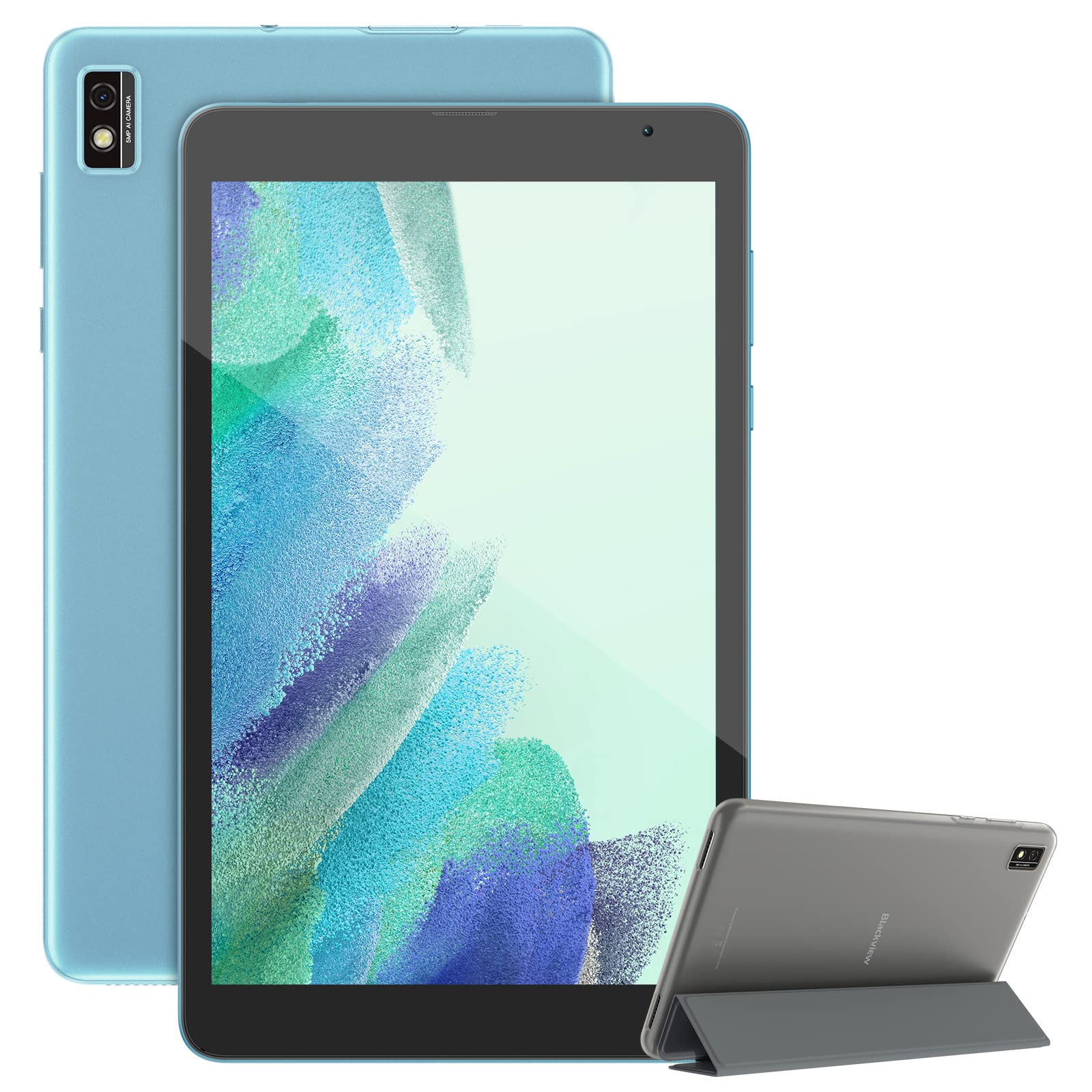 Blackview Tab6 8-inch Android 11 Tablet - 2.0GHz Quad-Core, 3GB RAM 32GB ROM, HD IPS Display, 5580mAh Battery, Dual WiFi & Bluetooth 5.0 - Perfect for Gaming, Streaming & Remote Work