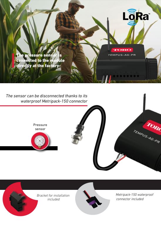 Toro Tempus AG PR High Accuracy Pressure Transducer Sensor Module for Industrial Automation & Hydraulic Systems