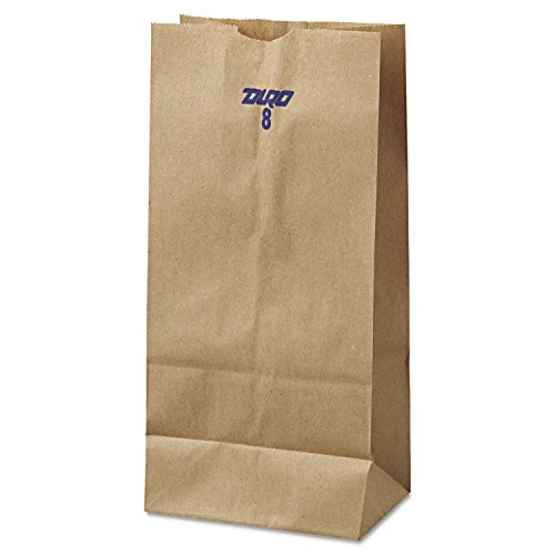 BAGGK8500 - Eco-Friendly Grocery Paper Bags with Handles | Bulk Kraft Shopping Bags for Supermarkets, Farmers Markets & Retail Stores | Sustainable & Durable Carry Bags for Groceries, Fruits & Vegetables