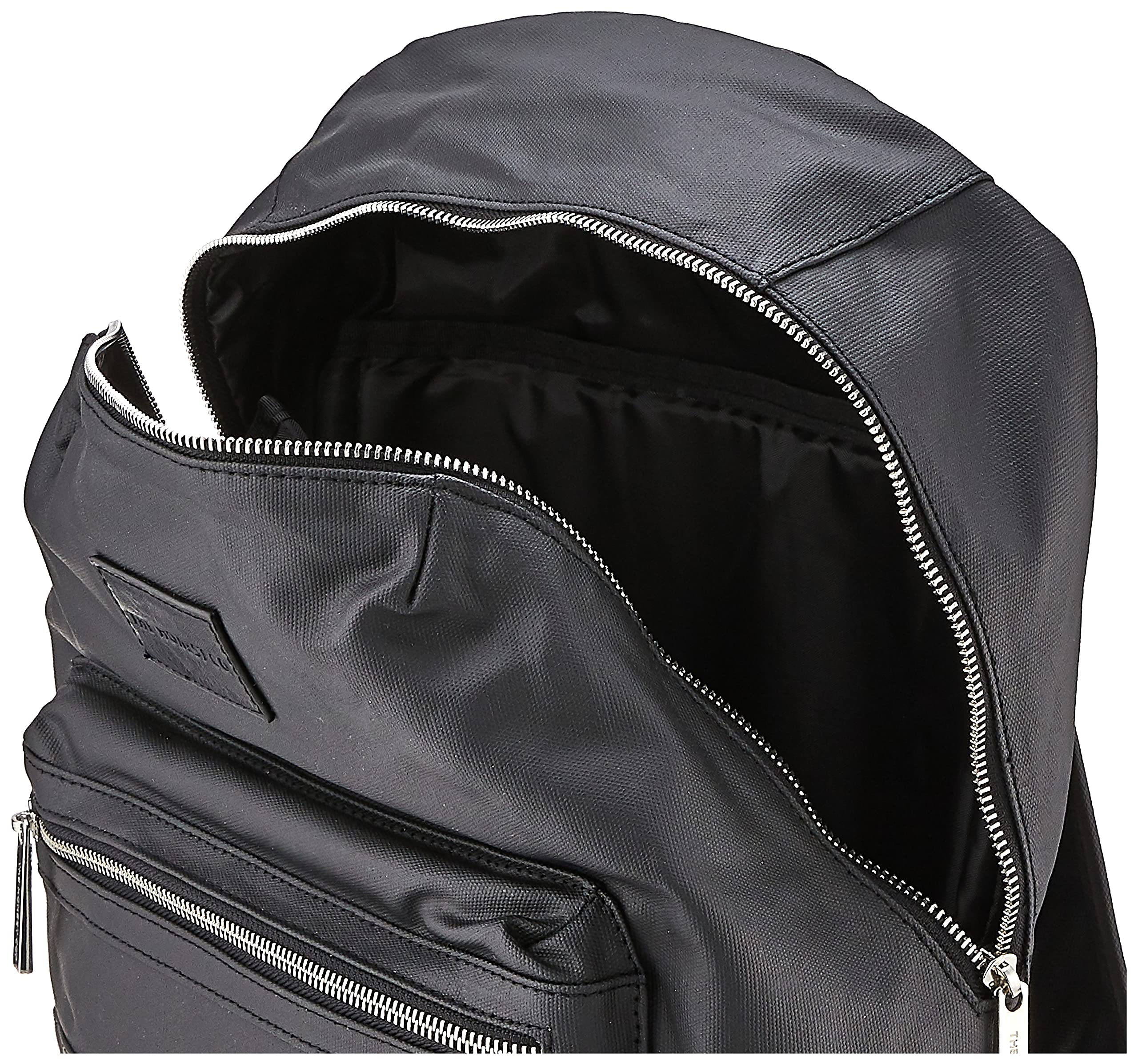 The Honest Company Coated Canvas City Backpack - Stylish Diaper Bag with Changing Pad | PVC-Free Lining & Silver Hardware | Perfect for Moms, Travel & Daily Use (16