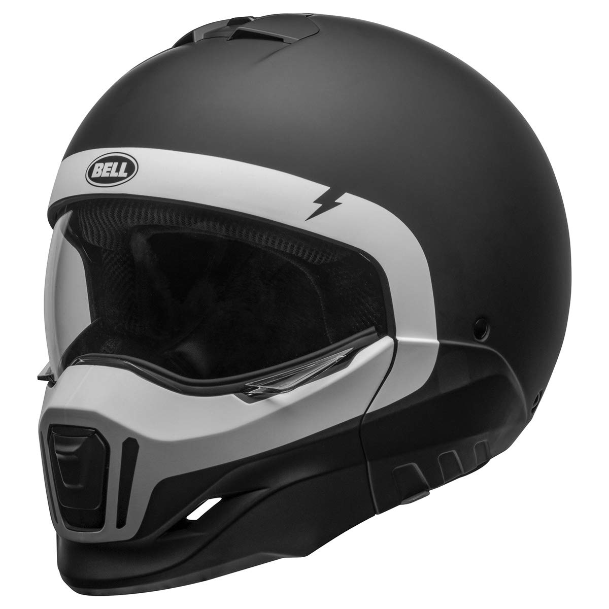 BELL Broozer Helmet - Cranium Matte Black/White - Medium Size - Lightweight & Durable Bike Helmet for Adults - Perfect for Cycling, Mountain Biking & Outdoor Sports