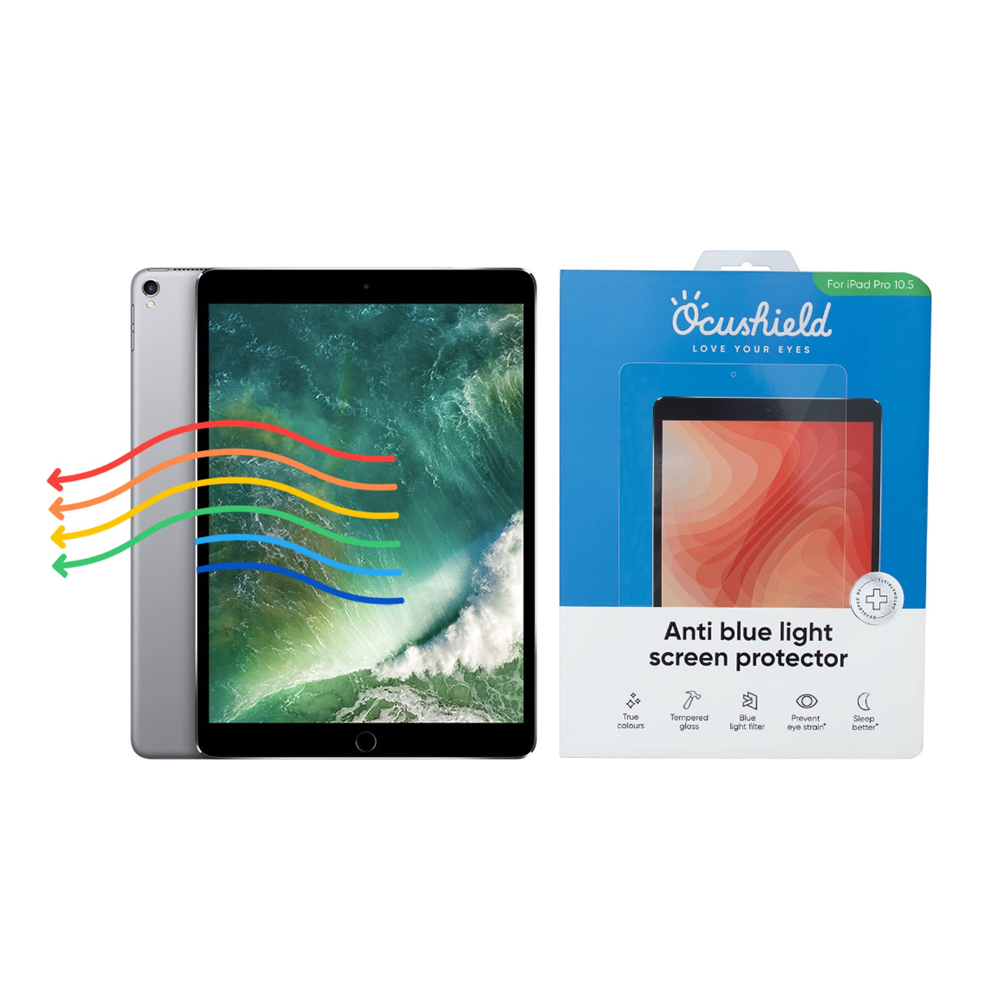 Ocushield Anti Blue Light Screen Protector for Apple iPad Pro 10.5