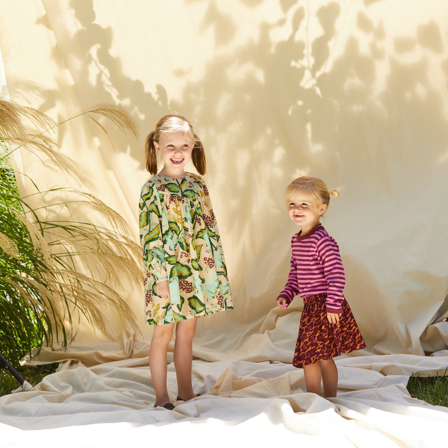 Margot Girls' Floral Summer Dress - Cute & Comfortable Cotton Outfit for Toddlers & Kids - Perfect for Playdates, Parties & Family Photos