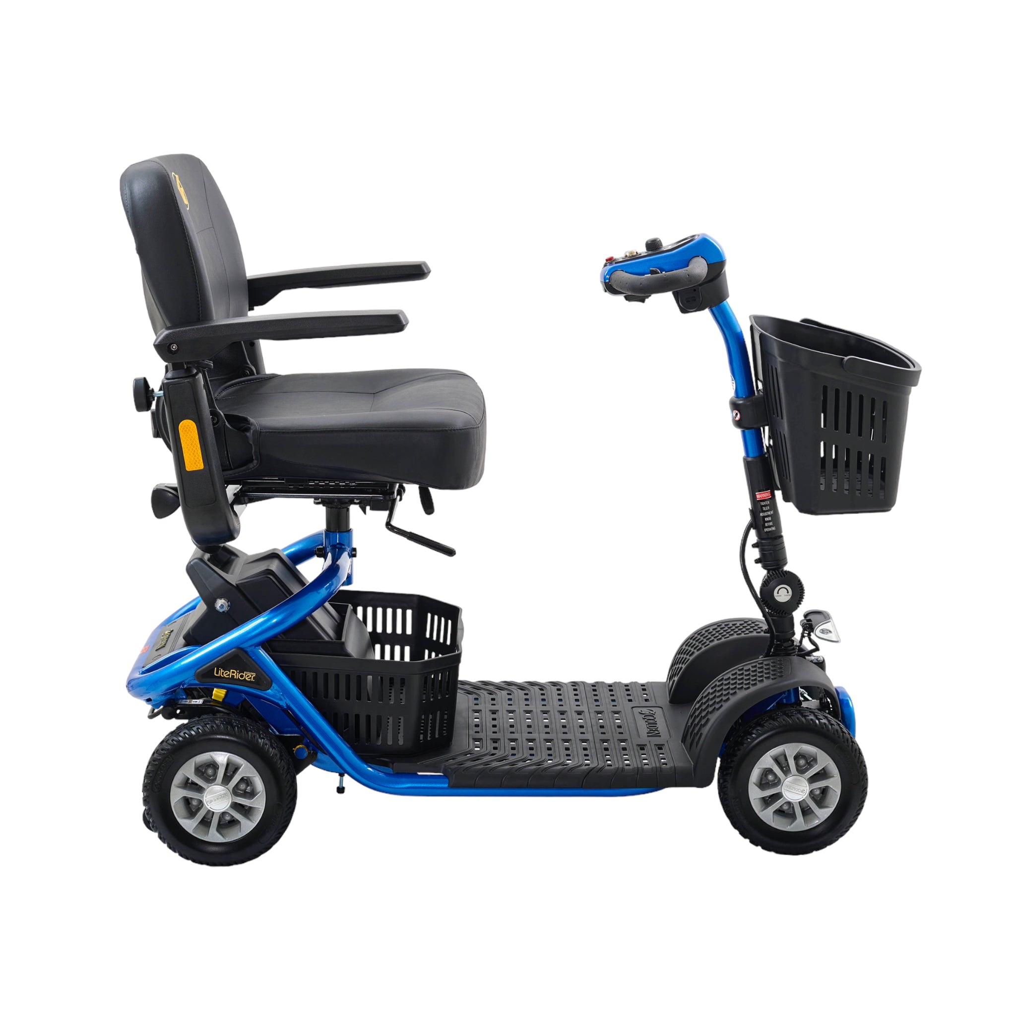 Premium Golden Technologies LiteRider 4-Wheel Full-Size Mobility Scooter - 5 MPH Max Speed & 300 LB Weight Capacity - Ideal for Seniors & Adults with Limited Mobility (Indoor/Outdoor Use)