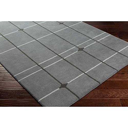 4' x 6' MOD POP Area Rug in Medium Gray - Modern Geometric Design for Living Room, Bedroom & Office Decor