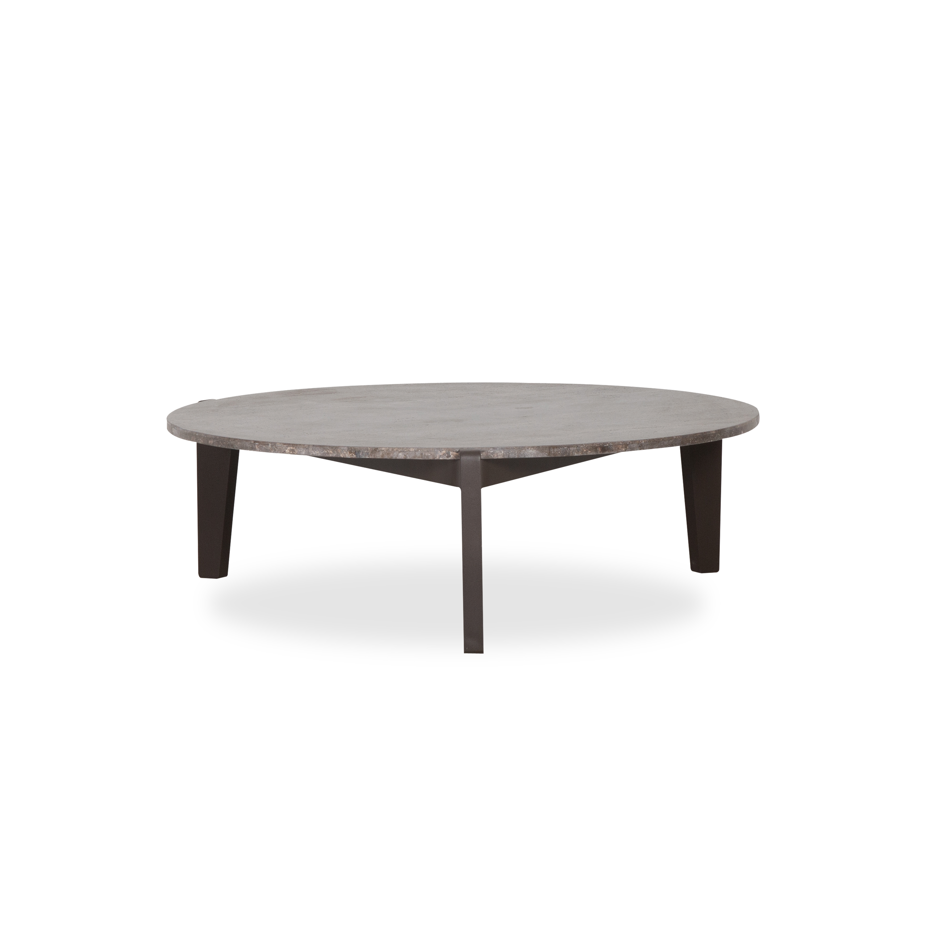 MLB Aluminum Round Coffee Table - Modern Living Room Centerpiece for Home Decor & Entertainment