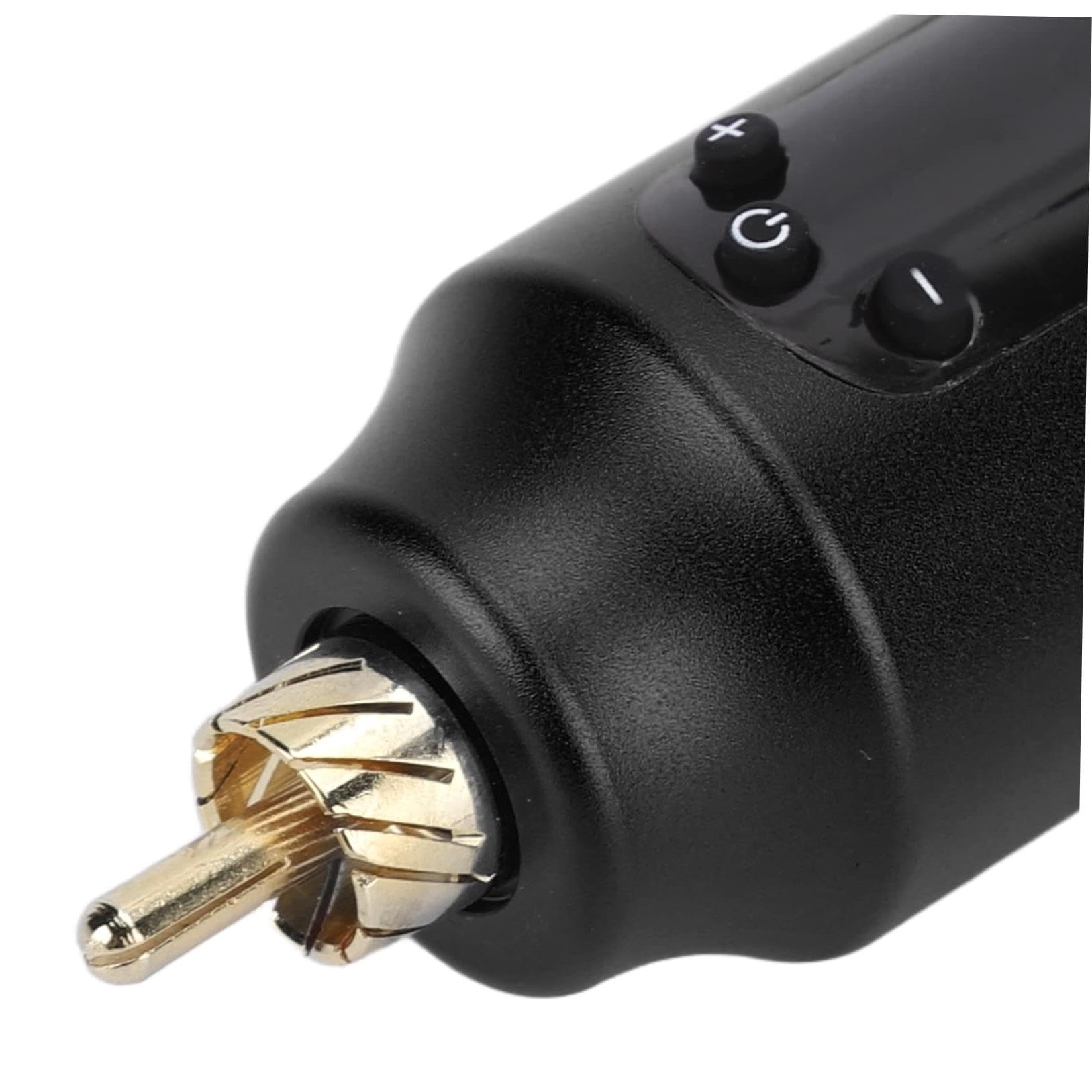 Professional Tattoo Power Supply for Artists - 1300mAh Rechargeable Battery (Black) - Portable Tattoo Machine Power Source - Perfect for Tattoo Studios, Home Use & Traveling Artists