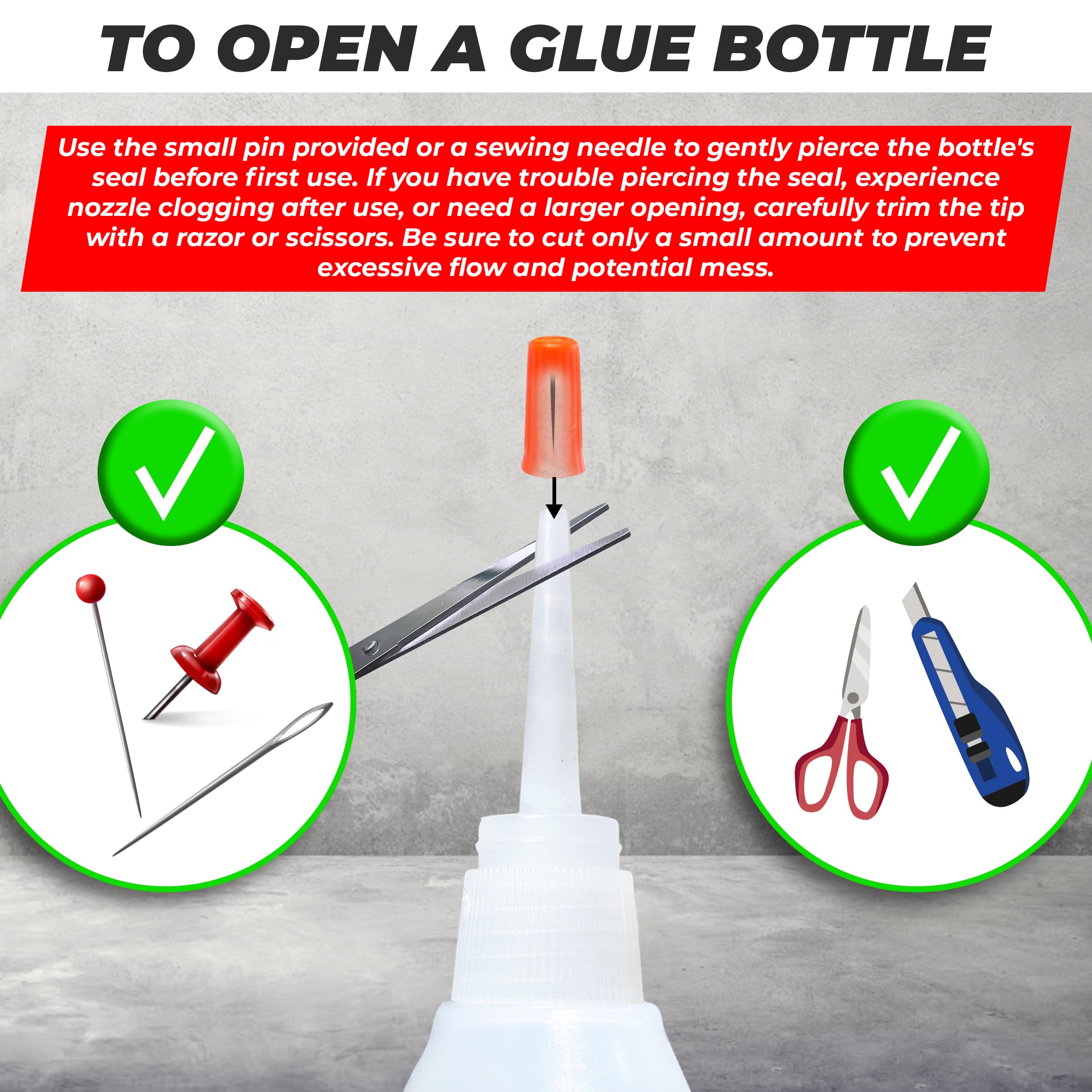 Y'allCanDiy Super Glue for Plastic 20g (.7 oz) - Heavy Duty CA Adhesive for Legos, Miniatures, 3D Printing (PLA, ABS, PVC) - Strong Bond for Toys, Cars & DIY Kits - Perfect for Home Repairs, Craft Projects & Model Building