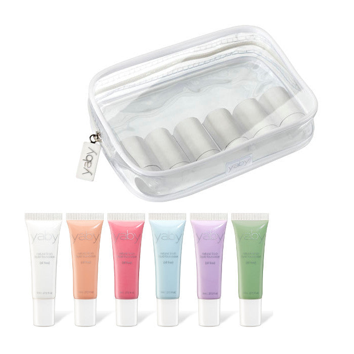 Yaby Liquid Foundation Set - Full Coverage, Lightweight & Long Lasting Makeup Kit for Flawless Skin - Perfect for Daily Wear, Special Occasions & Professional Makeup Artists
