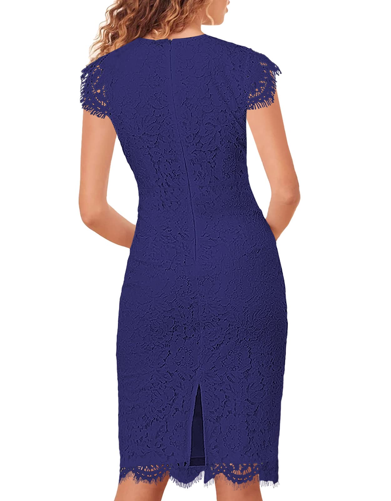 Elegant Sleeveless Lace Floral Cocktail Dress for Women - Knee Length Wedding Party Dress | Perfect for Bridal Showers, Garden Parties & Formal Events