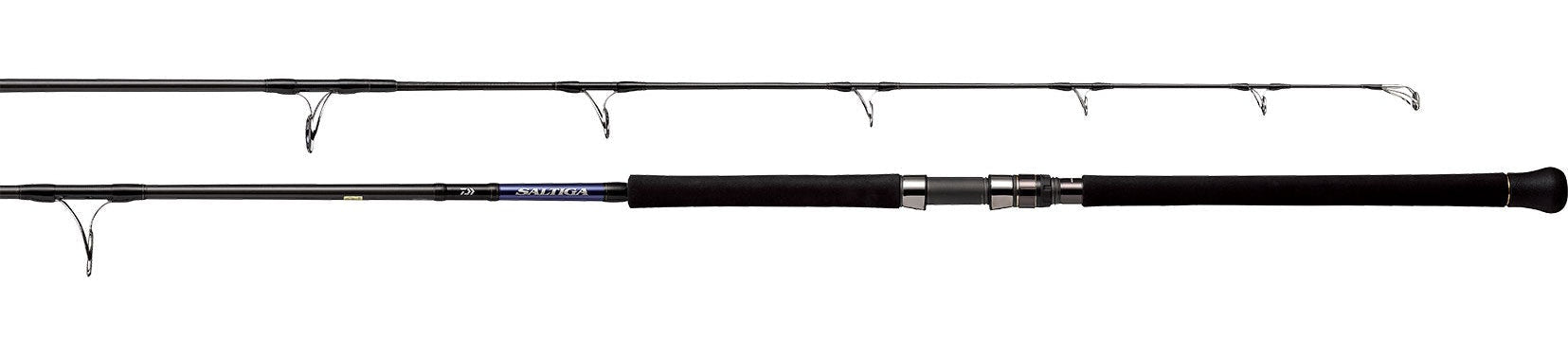 Daiwa 20 Saltiga Airportable Spin Fishing Rod - Saltwater Travel Fishing Rod for Surf, Pier & Boat Fishing - Compact Travel Design for Anglers