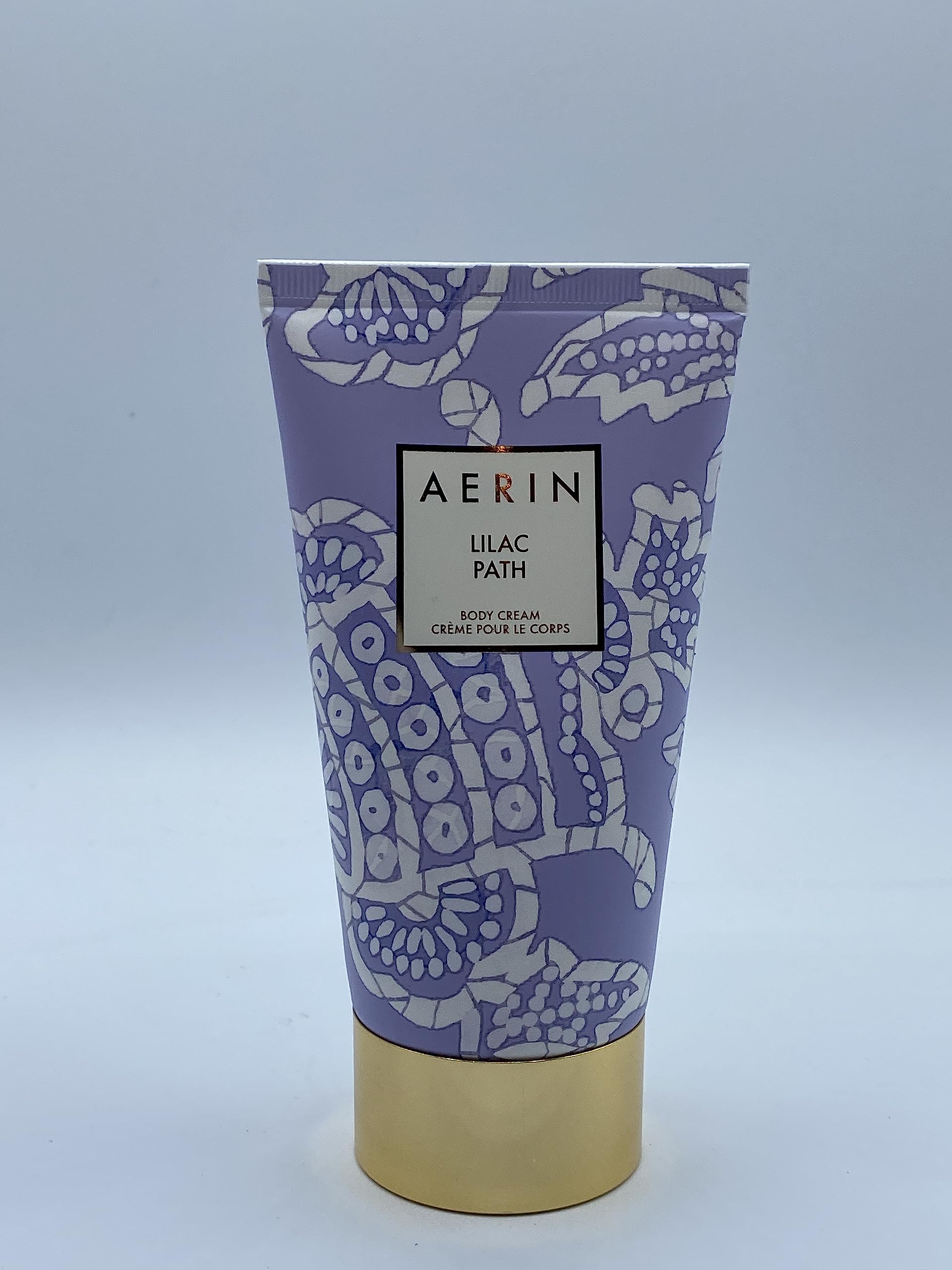 AERIN Lilac Path Body Cream 150ml - Luxurious Hydrating Body Lotion with Floral Scent for Dry Skin Care - Perfect for Daily Moisturizing, Spa Days & Gift Giving