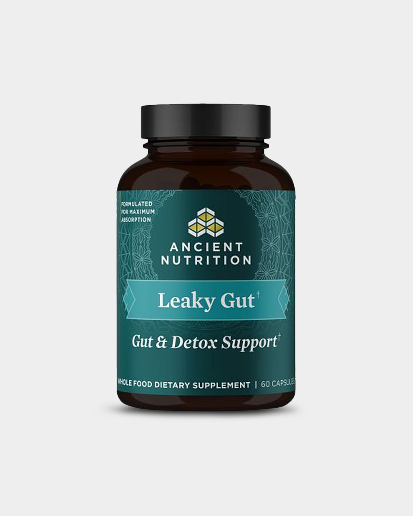 Ancient Nutrition Ancient Herbals Leaky Gut Support Supplement - Gut Health & Digestion Aid for Bloating, IBS & Immune Support - Herbal Formula for Gut Repair & Wellness