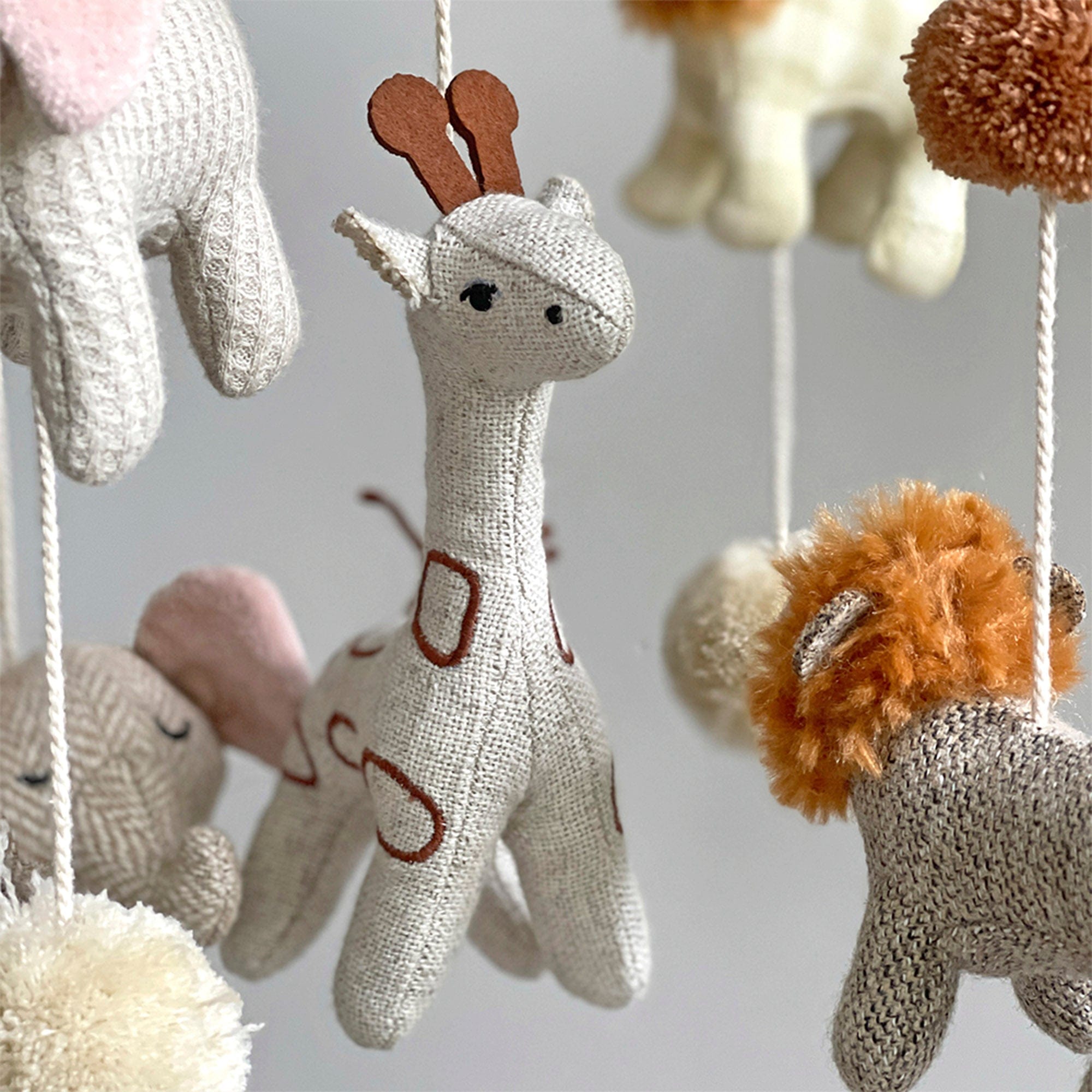 Crane Baby Mobile - Handmade Nursery Ceiling Hanging Decor for Newborns | Perfect for Baby Showers, Gender Reveals & Nursery Room Decorations