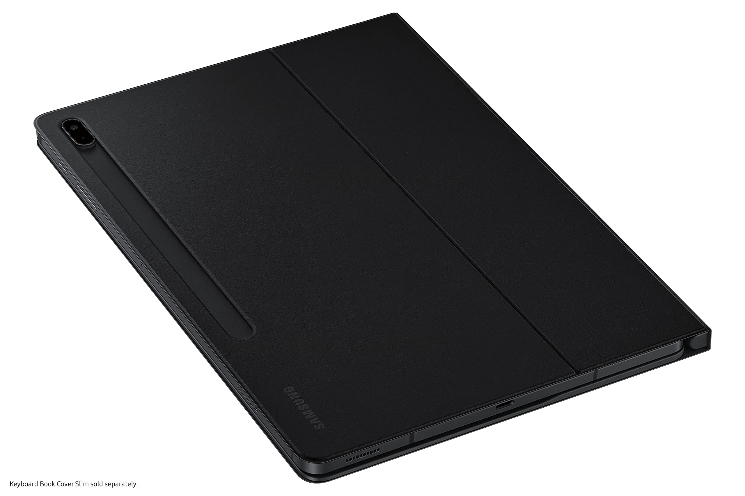 Samsung Galaxy Tab S8+/S7 FE/S7+ Lite Keyboard Case - Slim Protective Cover with Large Keys, S Pen Holder, Ultra Lightweight & Durable (US Version, Black) - Perfect for Work, Study & Travel