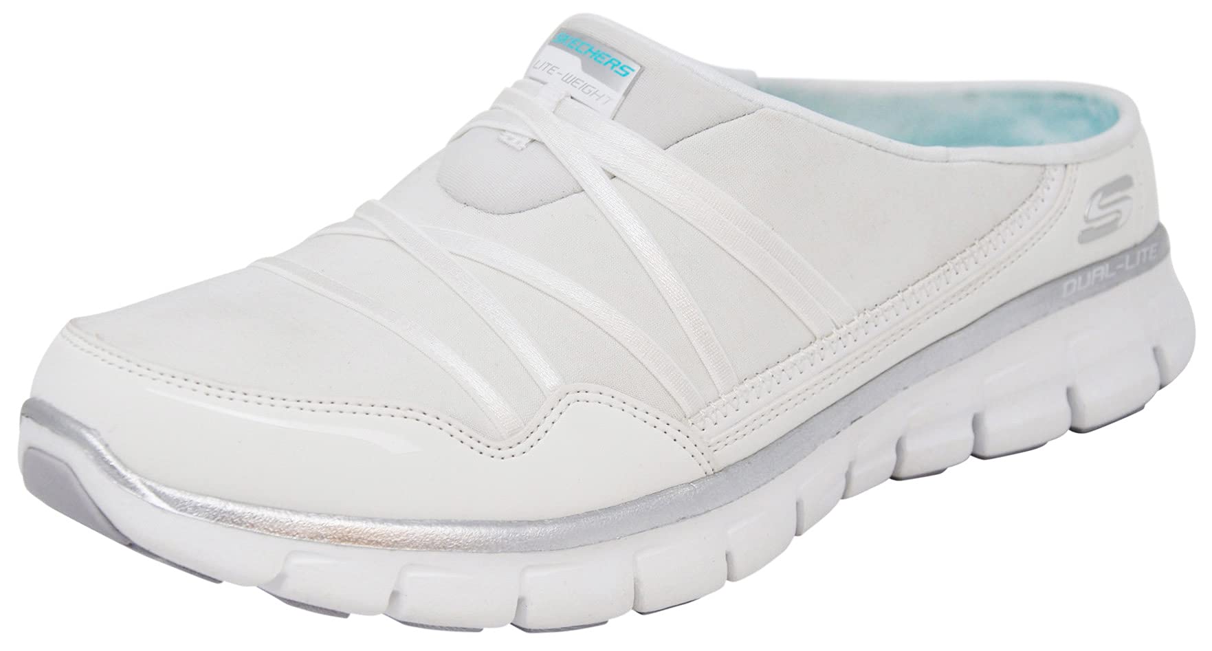 Skechers Sport Women's Air Streamer Slip-On Mule Shoes - Comfortable Lightweight Walking & Casual Slip-On Sneakers for Women - Perfect for Work, Travel & Everyday Wear