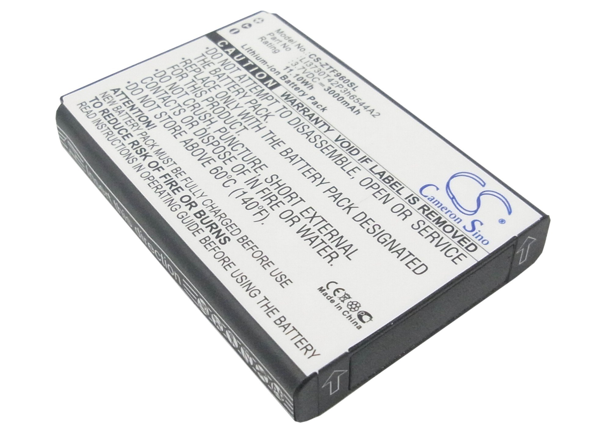 3000mAh Replacement Battery for T-Mobile MF96 Sonic 2.0 LTE Mobile Hotspot - Compatible with Sonic 2.0 4G LTE LI3730T42P3h6544A2 (3.7V) - Perfect for Travel, Remote Work & Backup Power