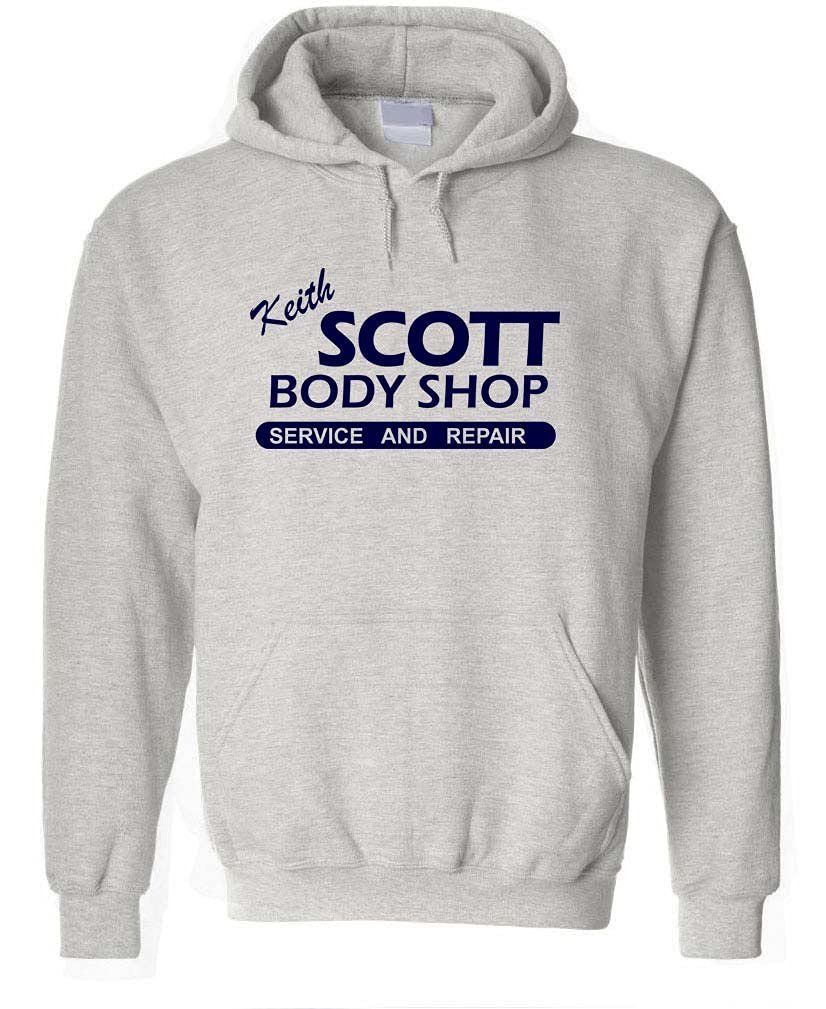 THE GOOZLER - KEITH SCOTT BODY SHOP - Men's Pullover Hoodie Sweatshirt | Comfortable Casual Wear for Everyday & Street Style