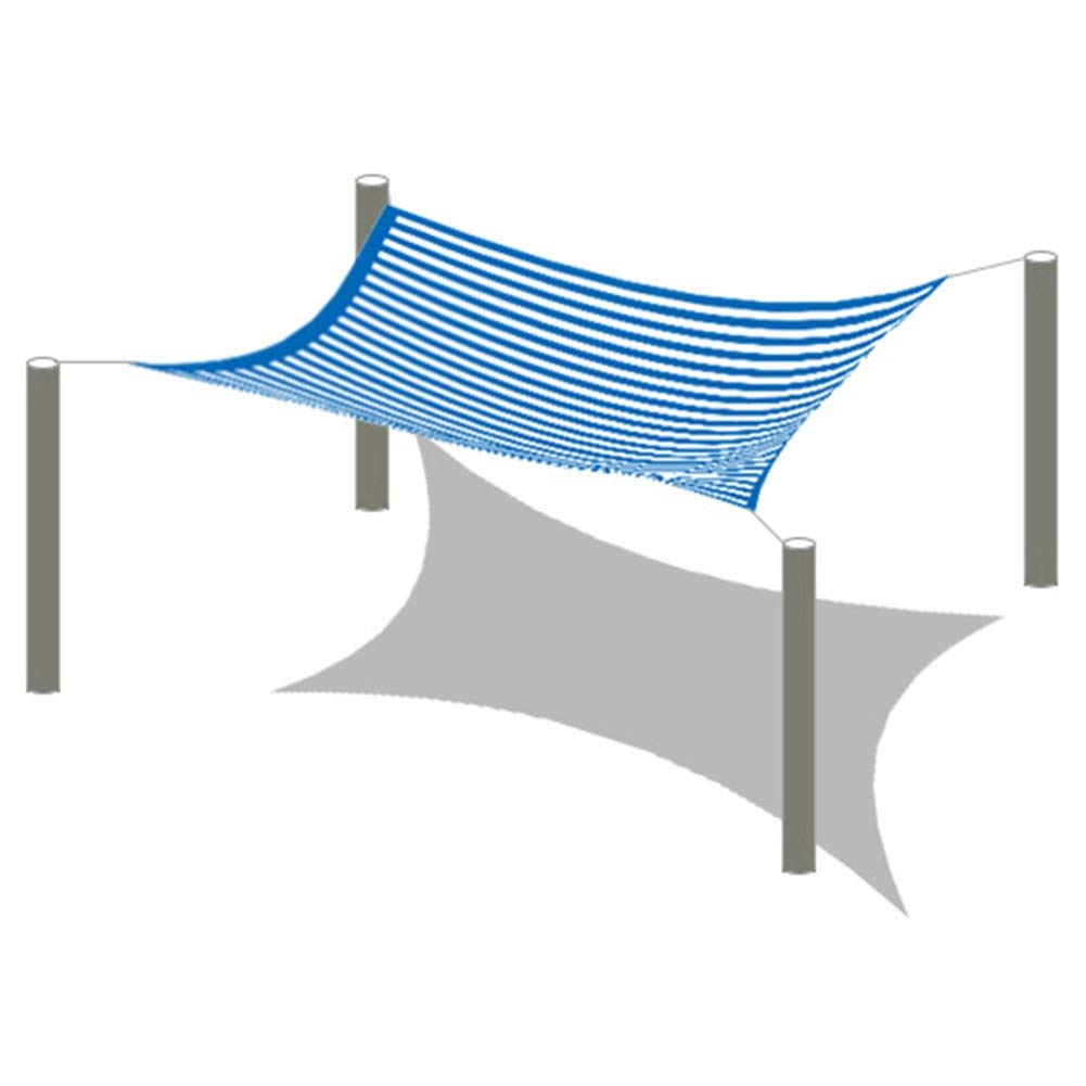 LXLA 90% UV Block Shade Cloth with Reinforced Grommets - 6m x 8m Sun Protection Fabric for Plants, Greenhouse, Barn, Kennel, Pool Cover & Pergola | Outdoor Shade Solution for Gardening, Livestock & Swimming Areas