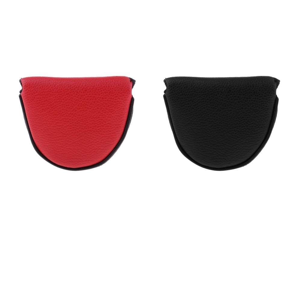 Premium PU Golf Mallet Putter Headcover - Waterproof Club Protector for Mallet Putters | Golf Accessories & Equipment | Perfect for Course Play, Practice & Club Protection