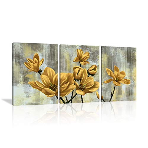 Yellow Flower Wall Art-01