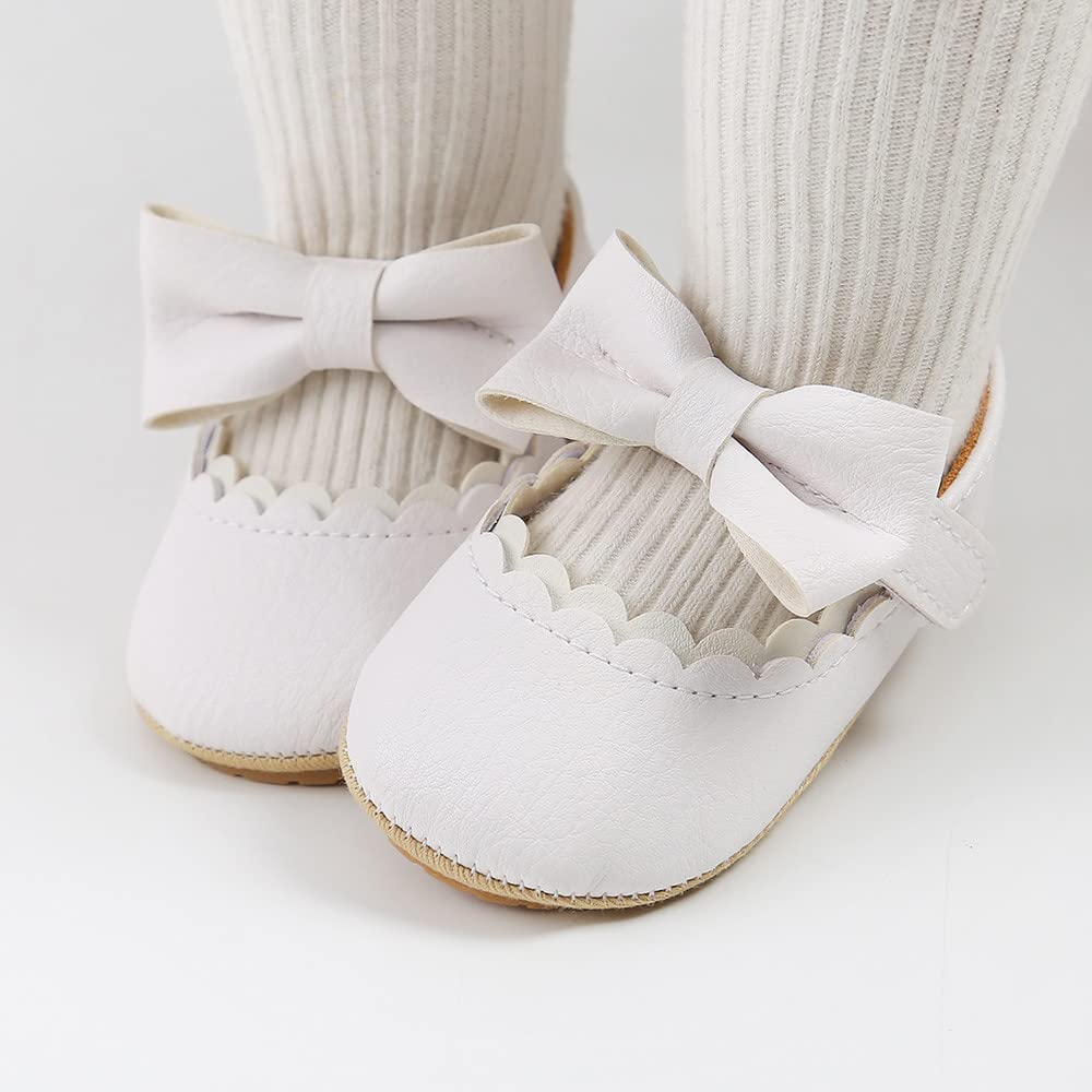 Baby Girl Shoes Soft Sole Mary Jane Flat Shoes for Infant Toddler - First Walkers, Prewalkers, Crib Shoes for Wedding Dress & Special Occasions - Perfect for Parties, Photos & Everyday Playtime