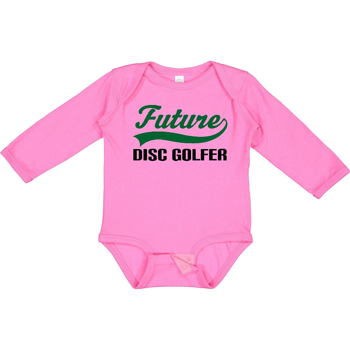 **Inktastic Future Disc Golfer Baby Bodysuit - Soft Cotton Long Sleeve Onesie for Boys & Girls | Cute Infant Outfit for Playtime, Outdoor Sports & Disc Golf Enthusiasts | Perfect for Daycare, Family Outings, Baby Photoshoots & First Birthday Parties | Unisex Toddler Gift for Active Families | Great for Casual Wear, Sports Events & Baby Showers**