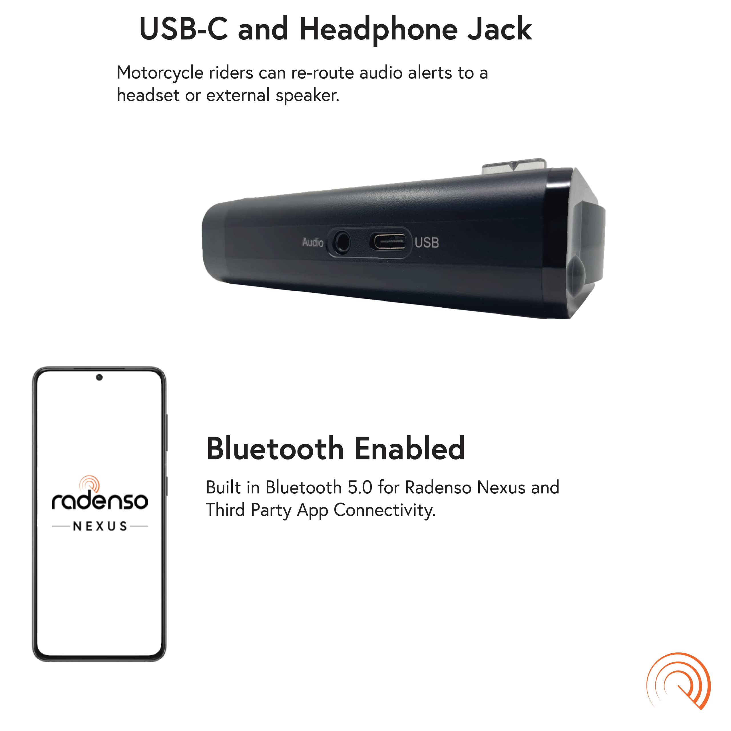 Radenso DS1 Extreme Long Range Radar Detector with Magnet Mount, Bluetooth, Color OLED Display - Reduced False Alerts, Auto GPS Lockouts, USA Support - Perfect for Highway Driving & Road Trips