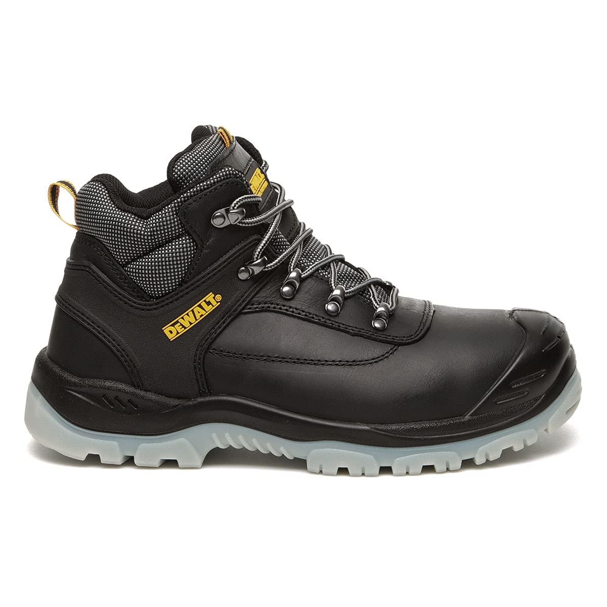 Laser Safety Hiker Black Boots Men's Size UK 7 (Euro 41) - Durable Hiking Shoes for Outdoor Adventures, Camping & Mountain Climbing