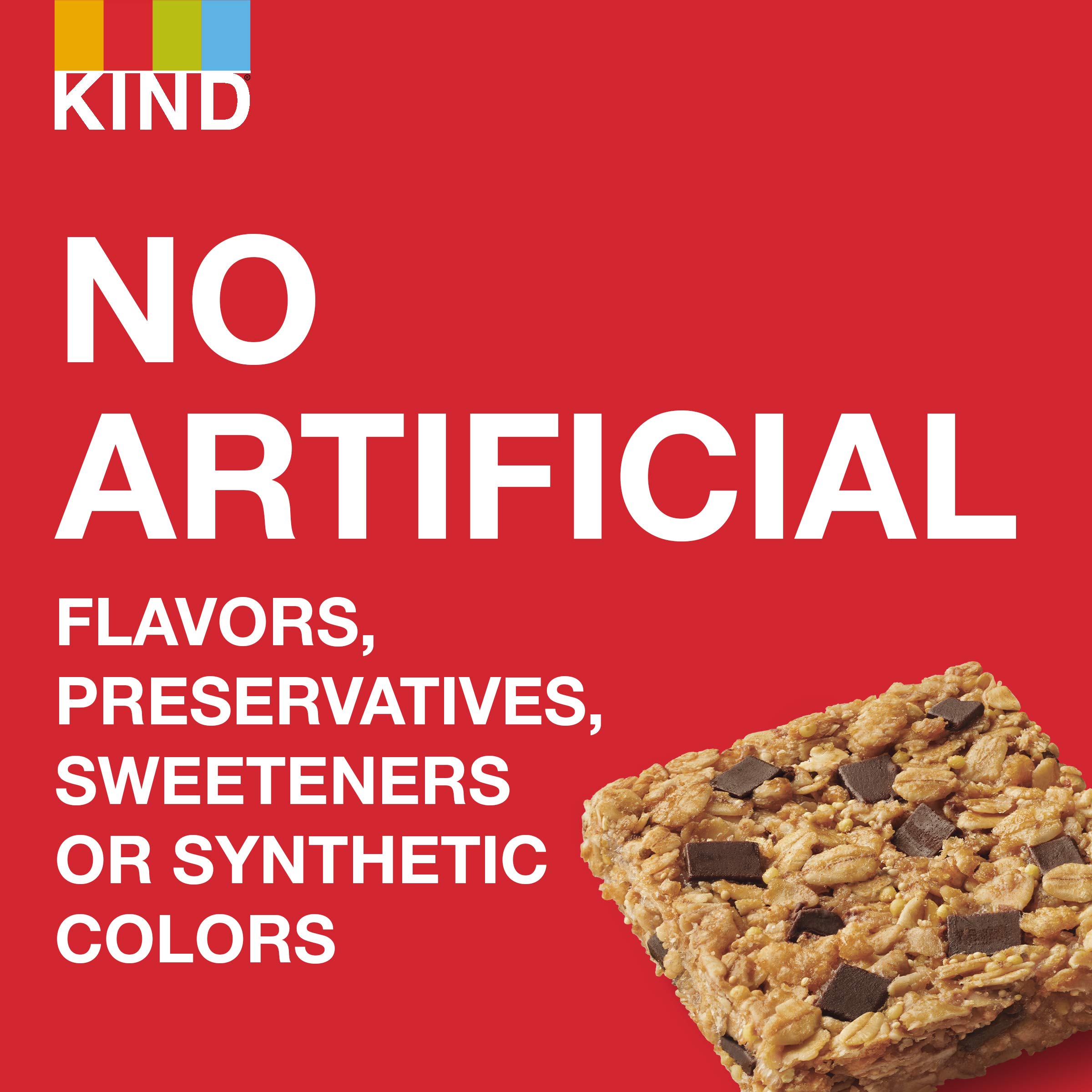 KIND Healthy Grains Dark Chocolate Chunk Bars - Gluten Free Snacks, 1.2 Oz (40 Count) - Perfect for On-the-Go Breakfast, Office Snacks & Healthy Desserts