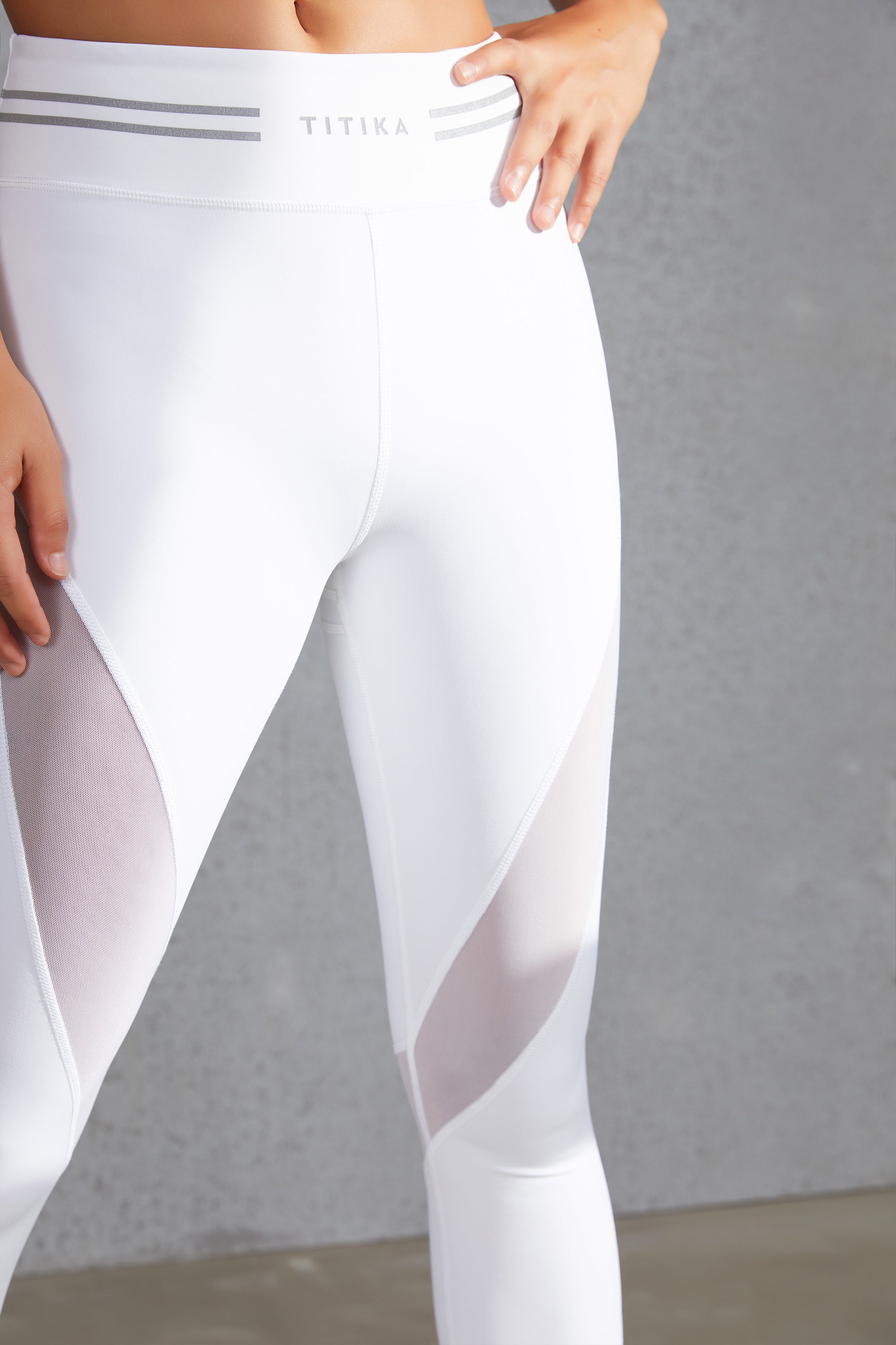 S Curve Mesh Leggings for Women - High Waist Yoga Pants with Breathable Mesh Panels - Perfect for Workout, Gym, Running & Lounge Wear