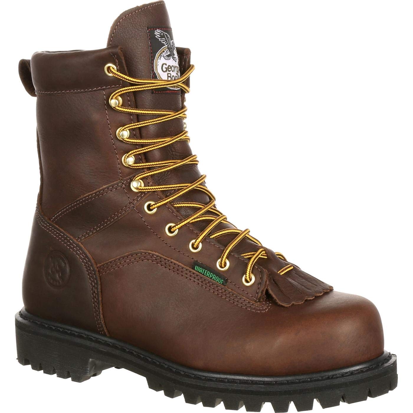 Georgia Steel Toe Work Boots for Men - 8