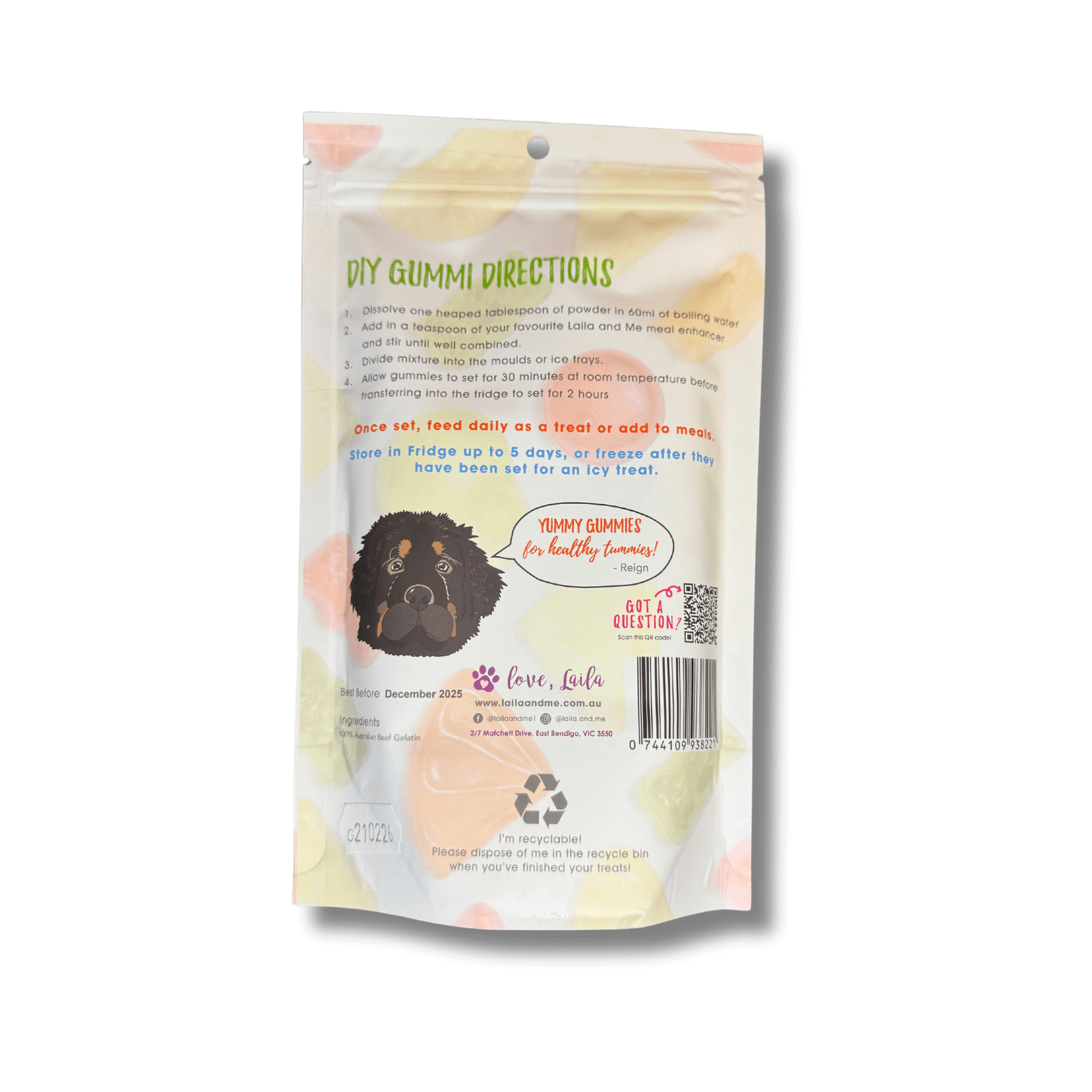Homemade DIY Gummies for Dogs - Healthy & Natural Dog Treats for Training, Rewards & Dental Care - Perfect for Puppies & Adult Dogs