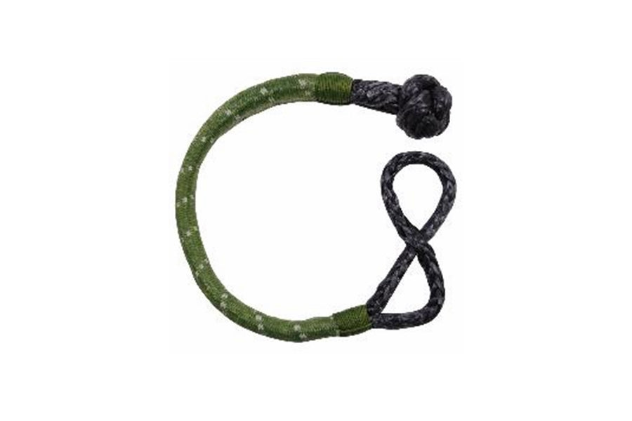 Bulldog Winch 10mm AR Rope Shackle 30K BS - Heavy Duty Off-Road Recovery Gear for Jeep, Truck & 4x4 Vehicles