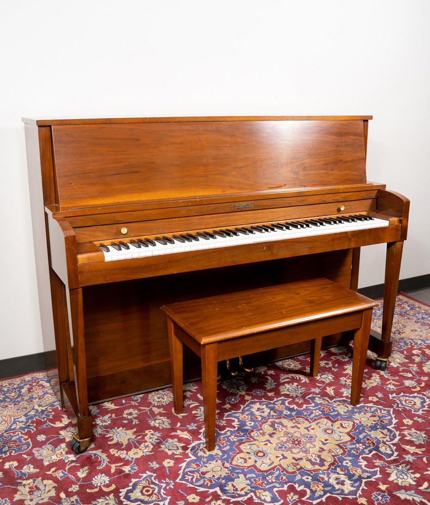 Baldwin 47 B243 Studio Piano - Satin Walnut Finish | Premium Upright Piano for Home & Studio | Serial Number 401723 | Perfect for Music Lessons, Practice & Small Performances