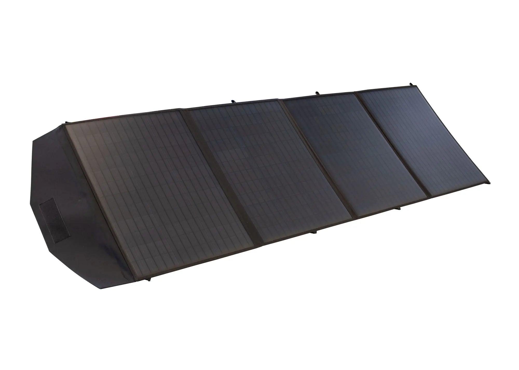 Baintech 200W Foldable Solar Blanket - Portable Soft Solar Panel for Camping, RV, Hiking & Outdoor Power Supply | Lightweight Waterproof Solar Charger
