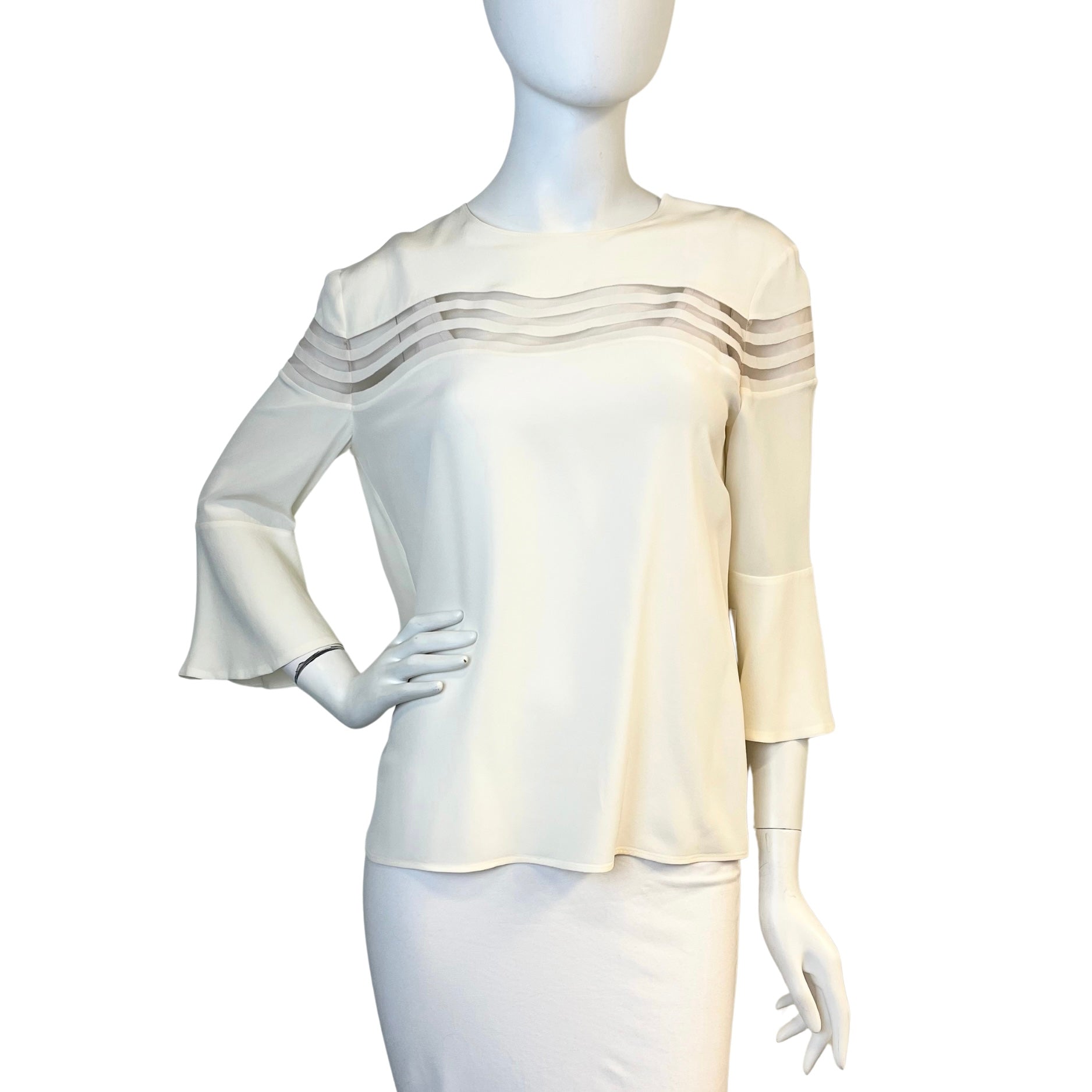 Fendi Women's Designer Blouse - Elegant Silk Top for Casual & Office Wear | Perfect for Parties, Dates & Professional Outfits
