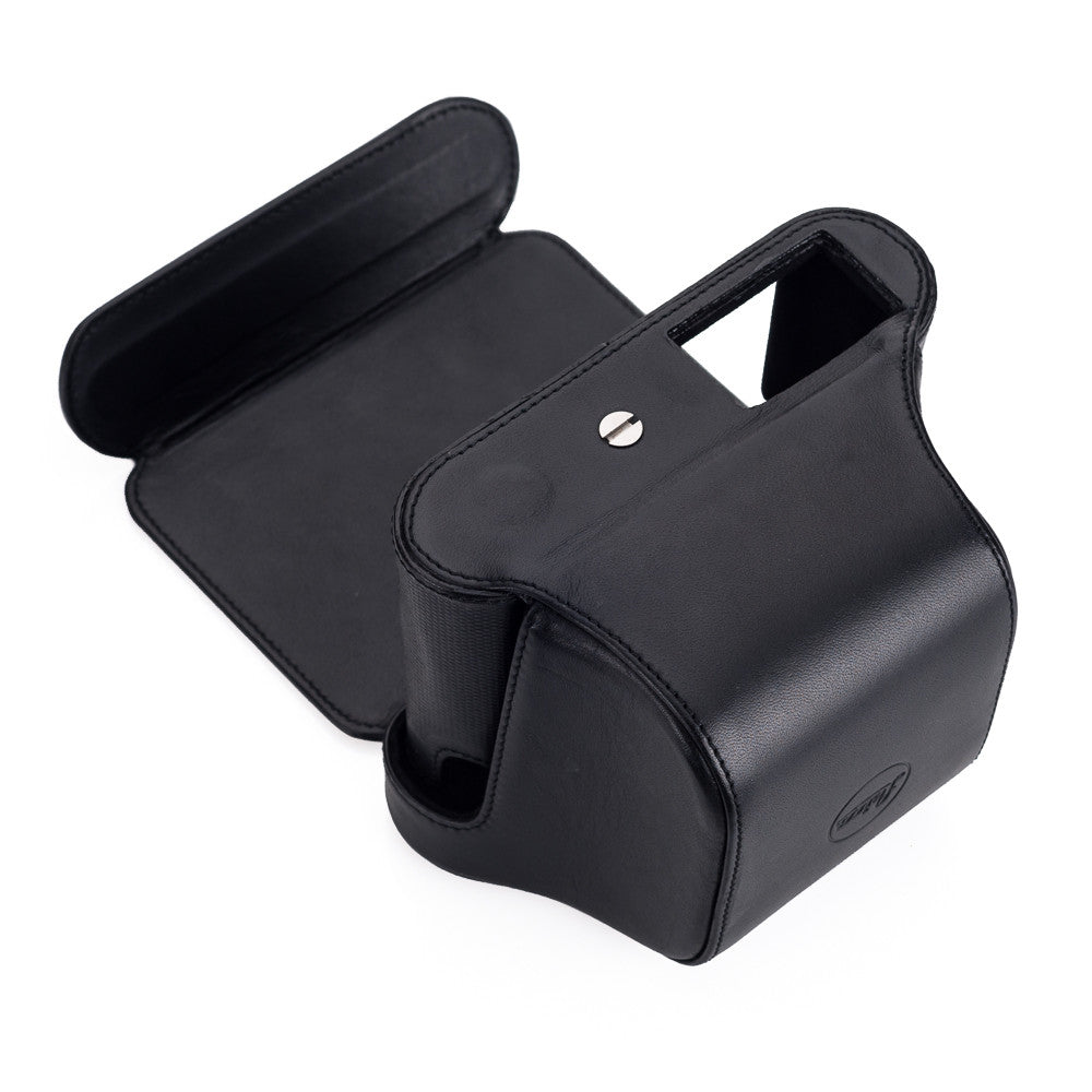 Leica Q Genuine Leather Ever Ready Camera Case - Black | Protective Cover for Leica Q (Typ 116) | Perfect for Travel, Street Photography & Everyday Use