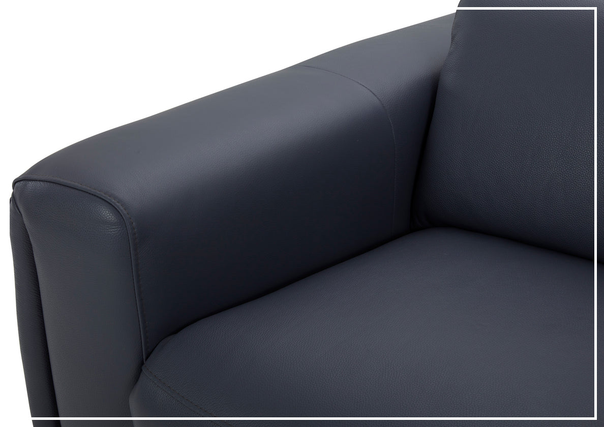 Gio Italia Picasso 6-Piece Motion Recliner Sectional Sofa Set with Power Recline & Cup Holders - Modern L-Shaped Living Room Furniture for Home Theater & Family Gatherings