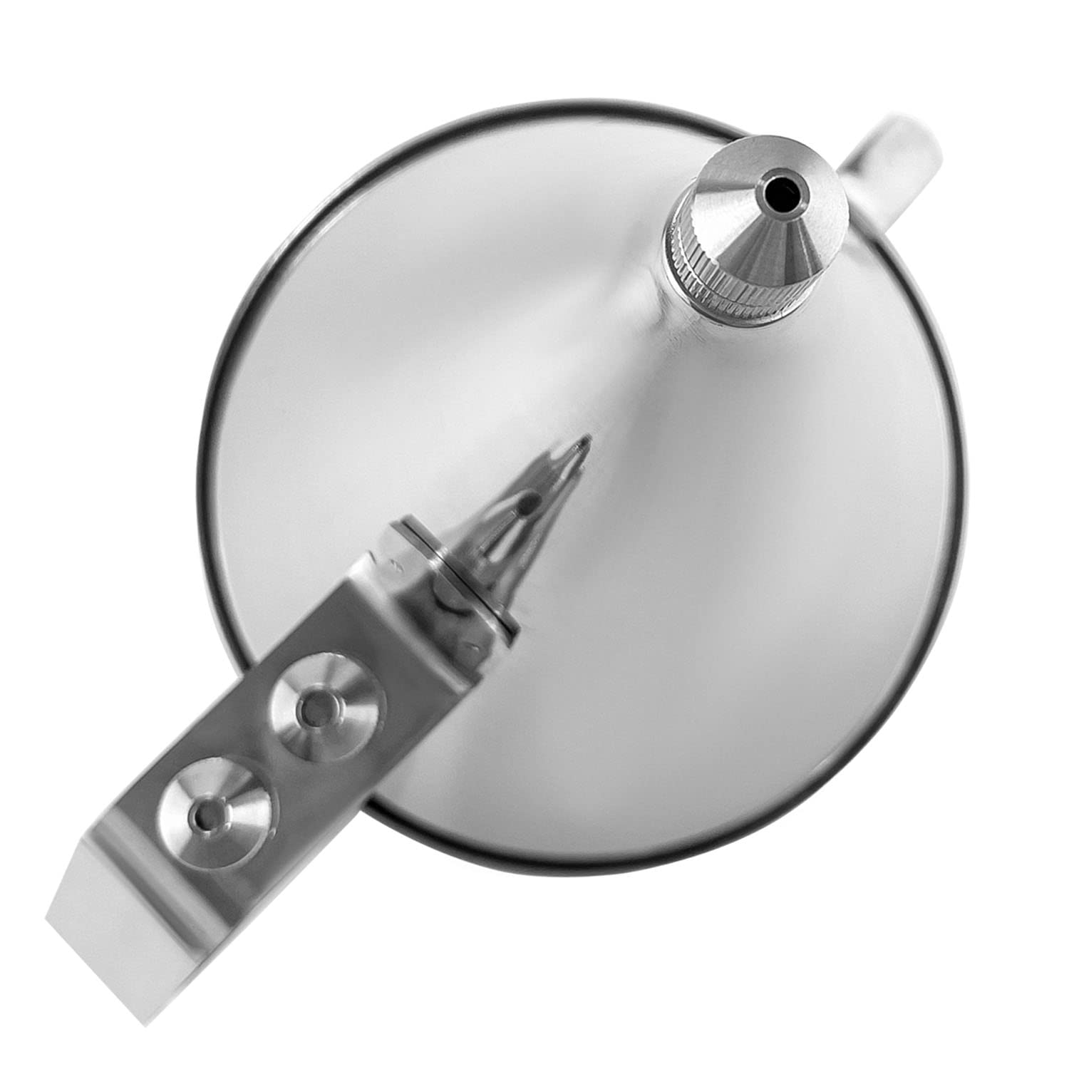 ALDKitchen Stainless Steel Dough Dispenser with 3 Nozzles & Funnel - Perfect for Baking Cookies, Cupcakes, Pancakes & Decorating Cakes