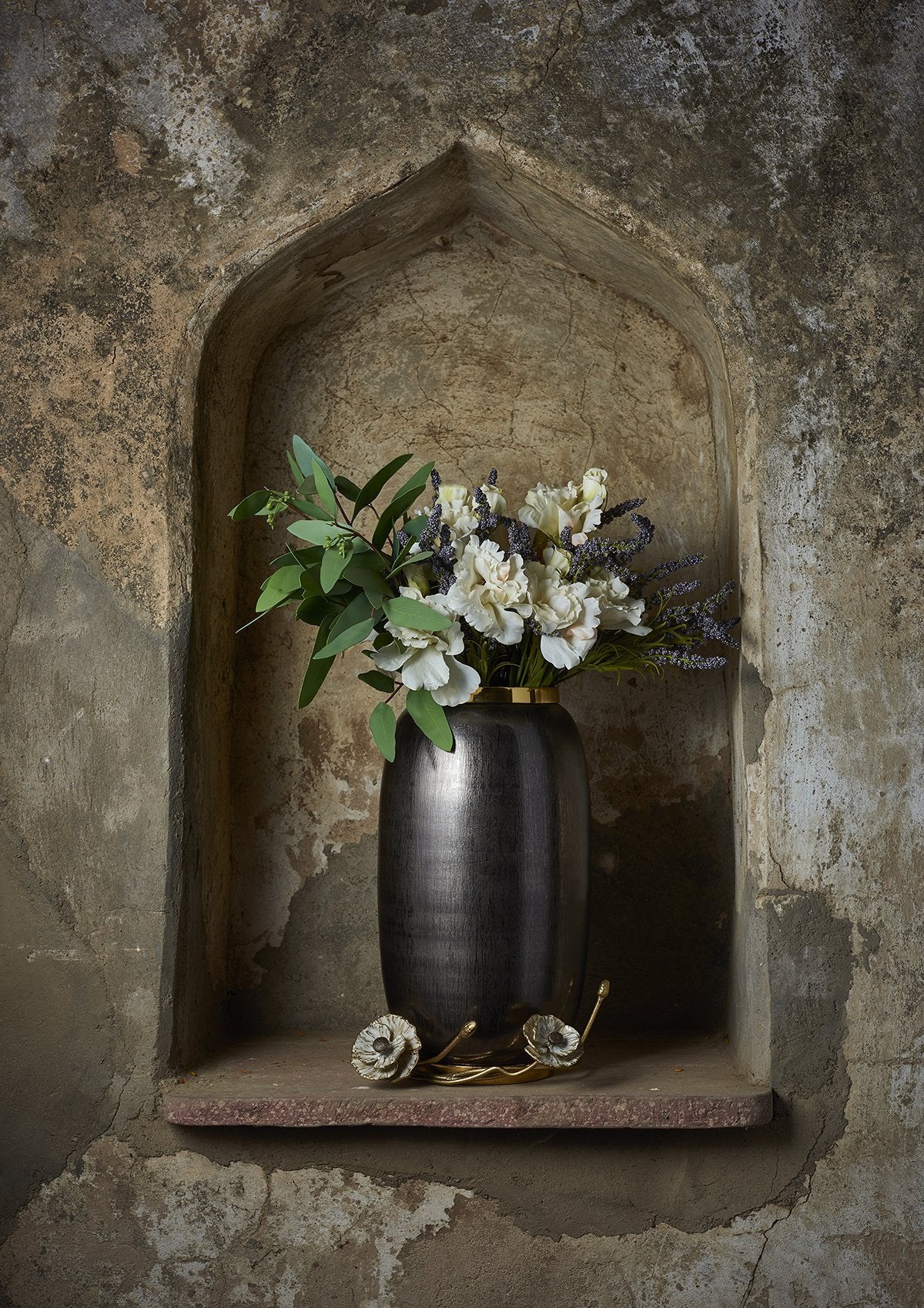 Elegant Anemone Vase - Handmade Glass Flower Vase for Home Decor, Wedding Centerpieces & Romantic Gift Ideas