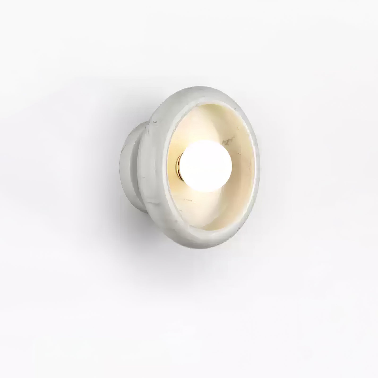 Eclipse Jade Wall Sconce Light Fixture - Modern LED Wall Lamp for Bedroom, Living Room & Hallway - Energy Efficient Indoor Lighting with Adjustable Brightness