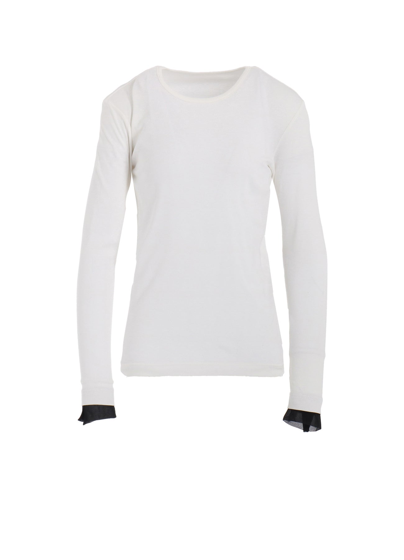 Cotton and Polyester Blend Gauze Round Neck T-Shirt with Double Cuff - Soft & Breathable for Casual Wear, Workouts, and Everyday Comfort