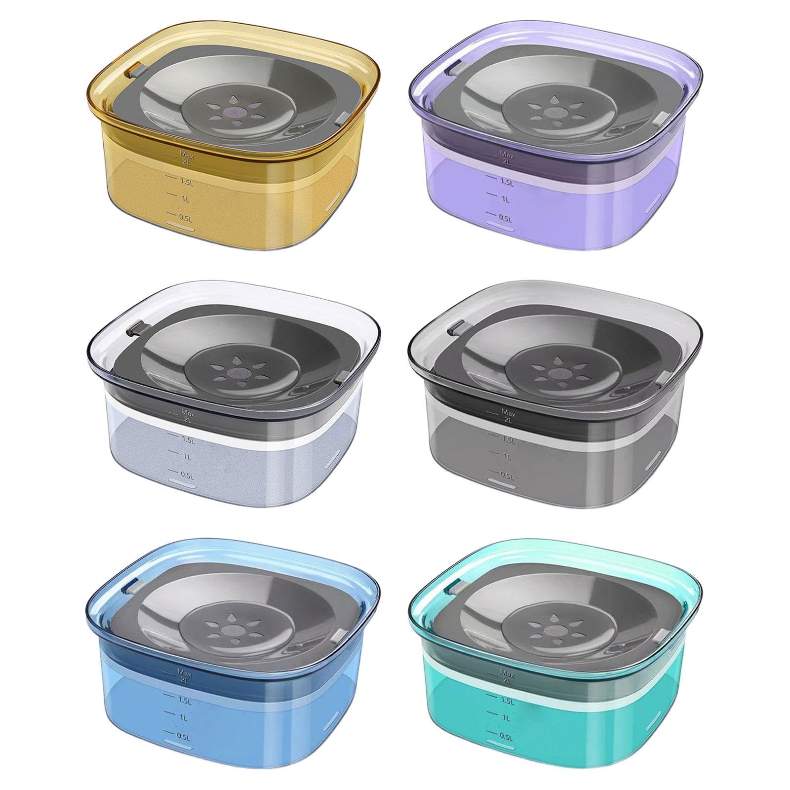 Spillproof Travel Dog Water Bowl for Medium & Large Dogs - Clear No Spill Pet Dish | Durable Pet Supplies for Home, Car & Outdoor Use | Perfect for Camping, Hiking & Road Trips